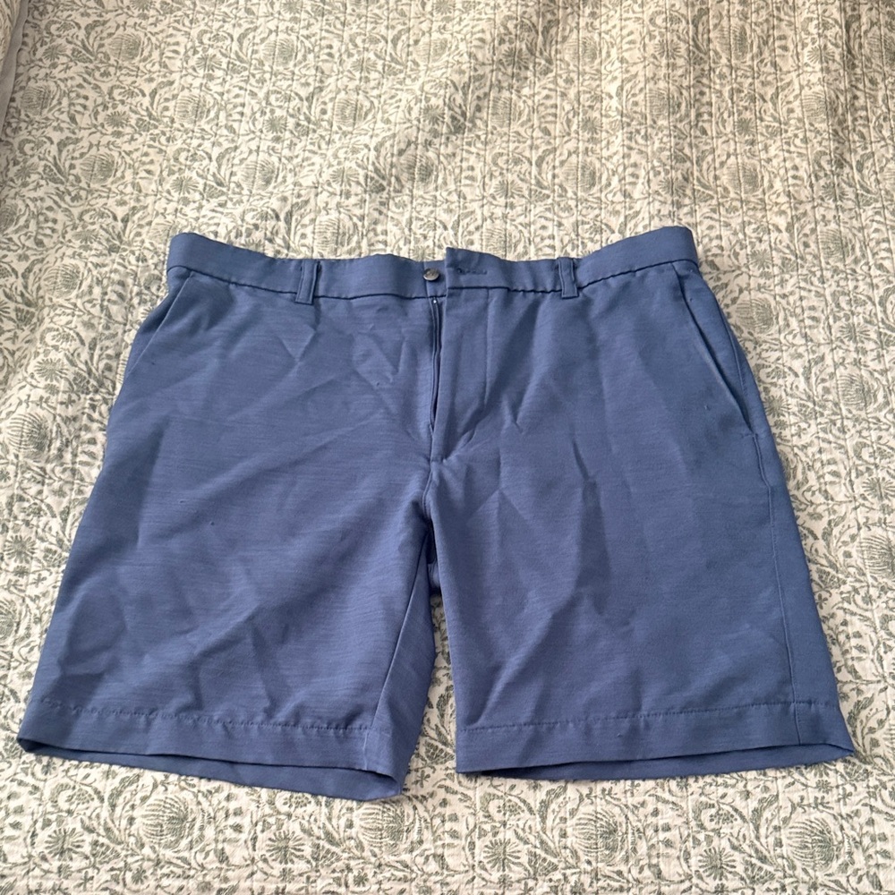 Callaway Men's Slate Blue Flat Front Golf Shorts